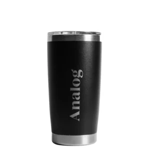600ML ANALOG TUMBLER BLACK