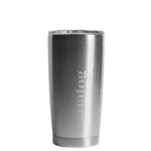 600ML ANALOG TUMBLER SILVER